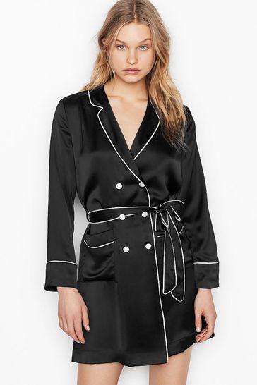 Victoria's Secret Satin Doublebreasted Dressing Gown