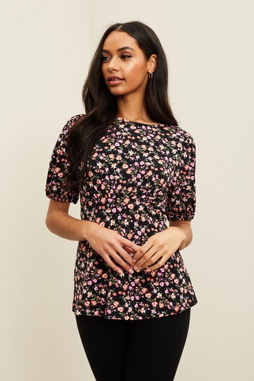 Buy Lipsy Short Sleeve Underbust Top 