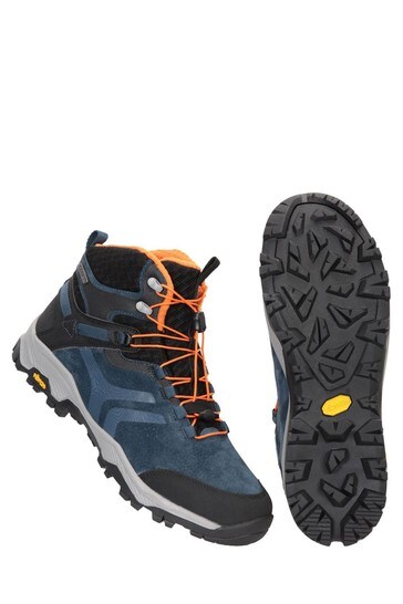 Mountain Warehouse Mens Shoes Cow Suede Upper Hiking Footwear 