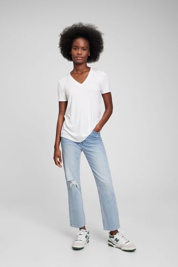 Gap Luxe V-Neck T-Shirt