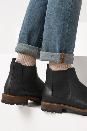 Next black chelsea boots sales