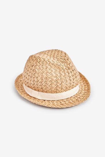 Buy Weave Trilby Hat from the Next UK 