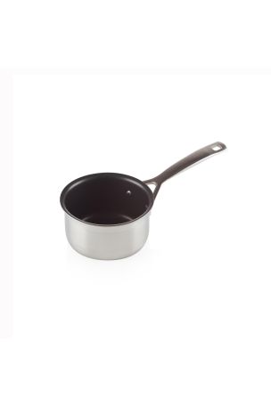 New Le Creuset 14cm 3 Ply Stainless Steel Milk Pan 