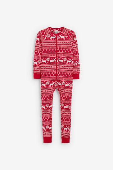 Buy The Little Tailor Baby and Childrens Red Reindeer Christmas fairisle  Onesie from Next Italy