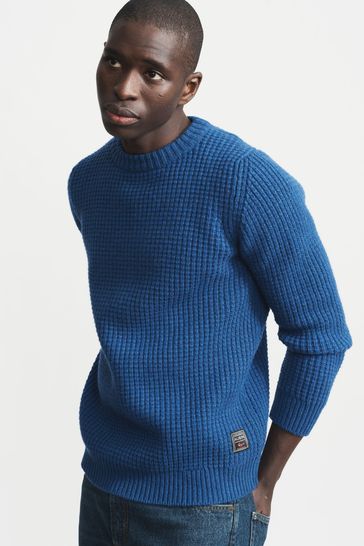 Waffle jumper mens cheap