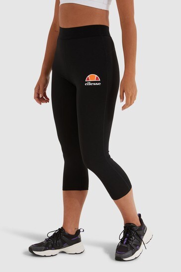 Buy Ellesse Black Vanoni Capri Leggings 