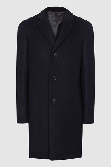 Reiss gable wool blend overcoat Clearance