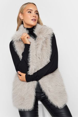 Laura ashley fur discount gilet