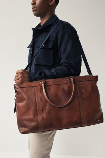 Buy Leather Holdall from Next