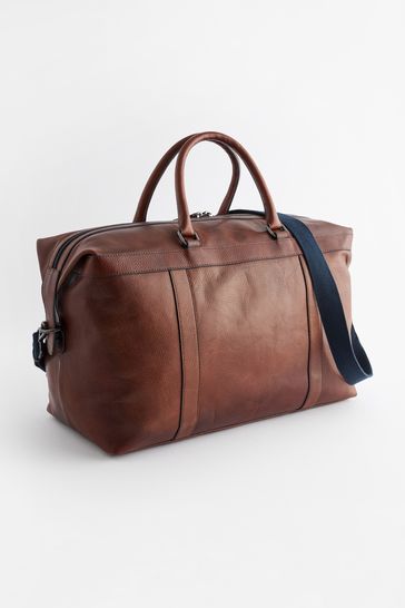 Next leather holdall sales
