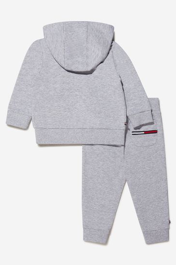 Baby Unisex Branded Tracksuit in Grey