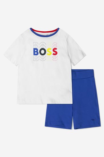 Boys T-Shirt & Shorts Set in Blue
