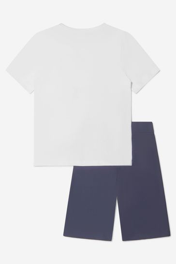 Boys T-Shirt & Shorts Set in Navy