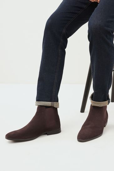 Next suede chelsea boots sales