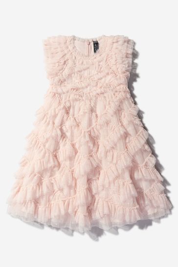 걸스 핑크 제네비브 드레스