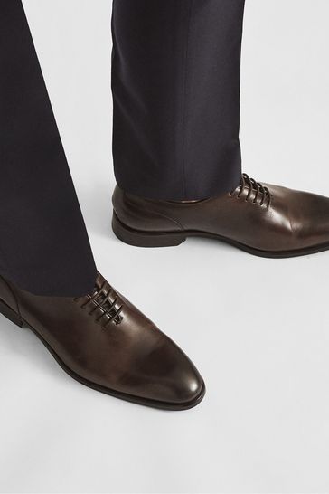 Buy Reiss Bay Leather Whole Cut Shoes from the Laura Ashley online