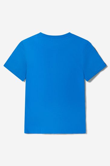 Unisex Monogram Logo T-Shirt in Blue