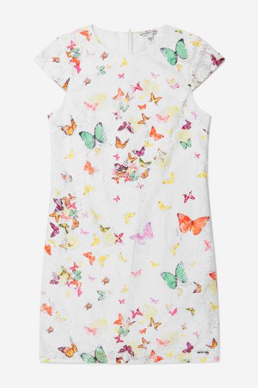 Girls Lace Butterfly Collage Dress