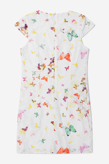 Girls Lace Butterfly Collage Dress