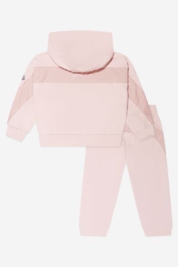Girls Branded Tracksuit in Pink