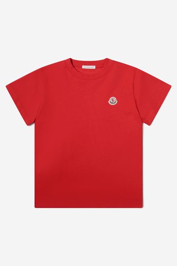 Unisex Jersey Logo T-Shirt in Red
