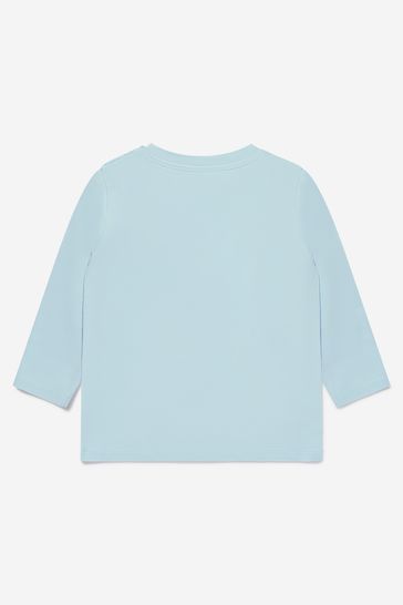 Baby Unisex Long Sleeve T-Shirt in Blue