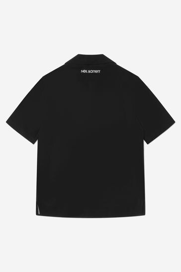 Boys Branded Shirt in Black