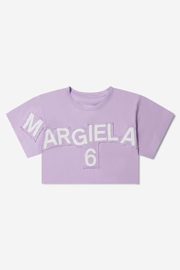 Kids Cotton T-Shirt in Lilac