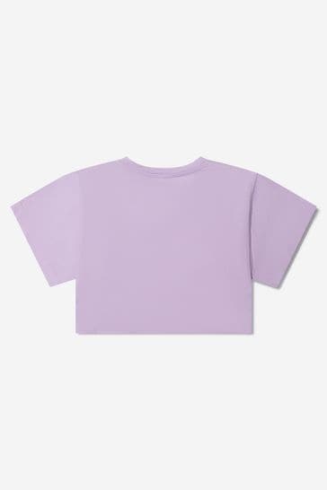 Kids Cotton T-Shirt in Lilac