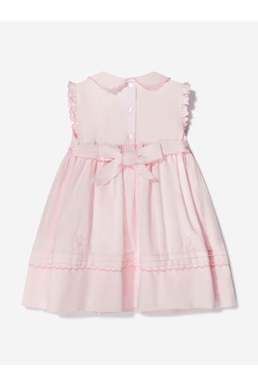 Baby Girls Sleeveless Dress in Pink