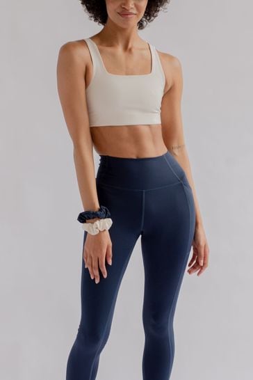 Buy Girlfriend Collective High Rise Navy Pocket Leggings from Next