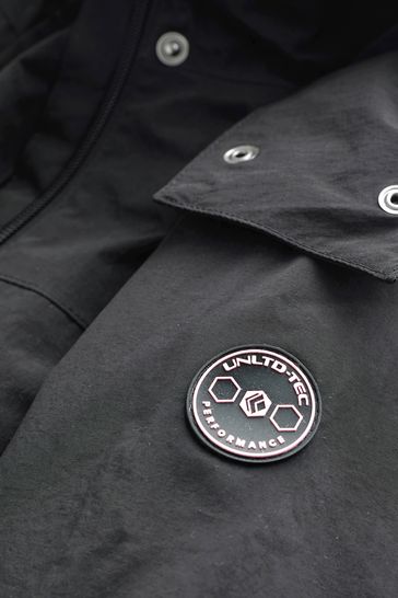 Black Waterproof Cagoule Jacket 5 16yrs