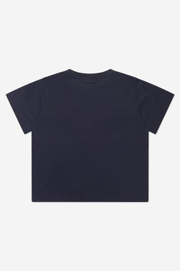 Navy Boys Jersey Logo T-Shirt