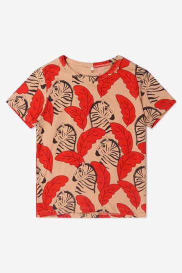Girls Organic Cotton Zebra T-Shirt