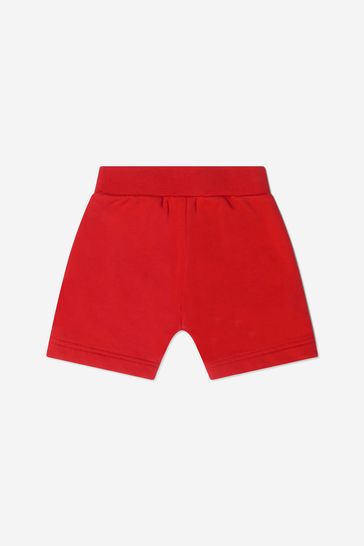 Baby Cotton Shorts in Red