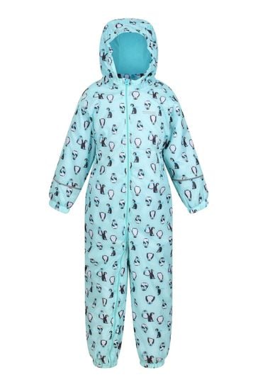 Regatta Kids Little Adventurers Printed Splat II Waterproof Suit