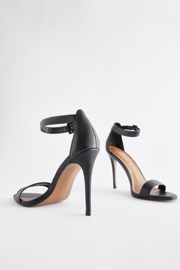 Grey top high sandals