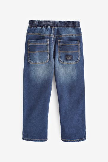 Indigo Blue Loose Fit Stretch Elasticated Waist Jeans (3-16yrs)