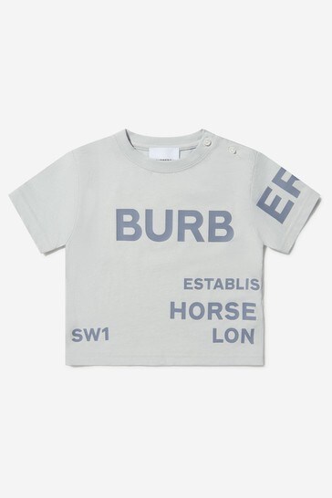 Baby Horseferry Print Cotton T-Shirt