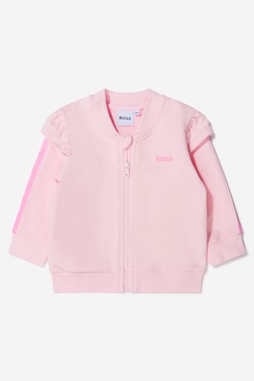 Baby Girls Organic Cotton 3 Piece Gift Set in Pink