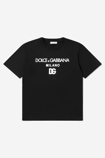 Dolce & Gabbana Kids D&G Boys Cotton Jersey T-Shirt | Childsplay