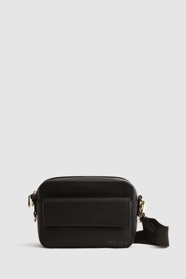 Buy Reiss Clea Leather Crossbody Bag from the Next UK online shop