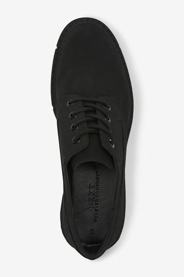 Chunky sole lace up hot sale shoes