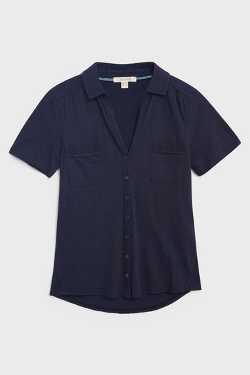 white stuff penny pocket jersey shirt
