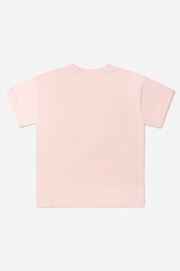 Baby Cotton Jersey Logo T-Shirt in Pink