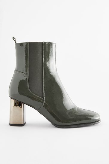 Buy Forever Comfort Metal Heel Ankle Boots from Next