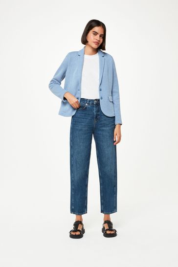 Buy Whistles Blue Slim Jersey Jacket 
