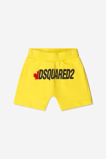Baby Cotton Shorts in Yellow