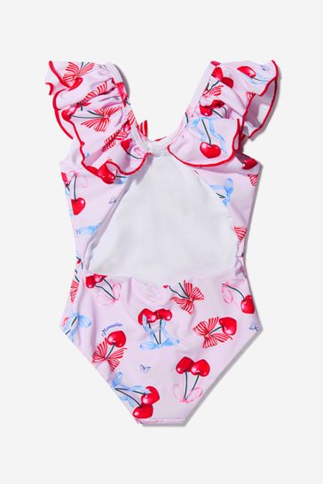 Baby Girls Cherry Print Swimsuit