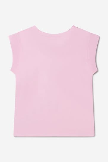 Girls Cotton Lola Bunny Maxi T-Shirt in Pink